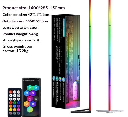 Aura Neo™ | Lámpara de Esquina LED RGB con Sincronización Musical