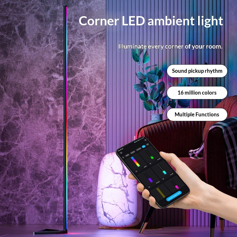 Aura Neo™ | Lámpara de Esquina LED RGB con Sincronización Musical