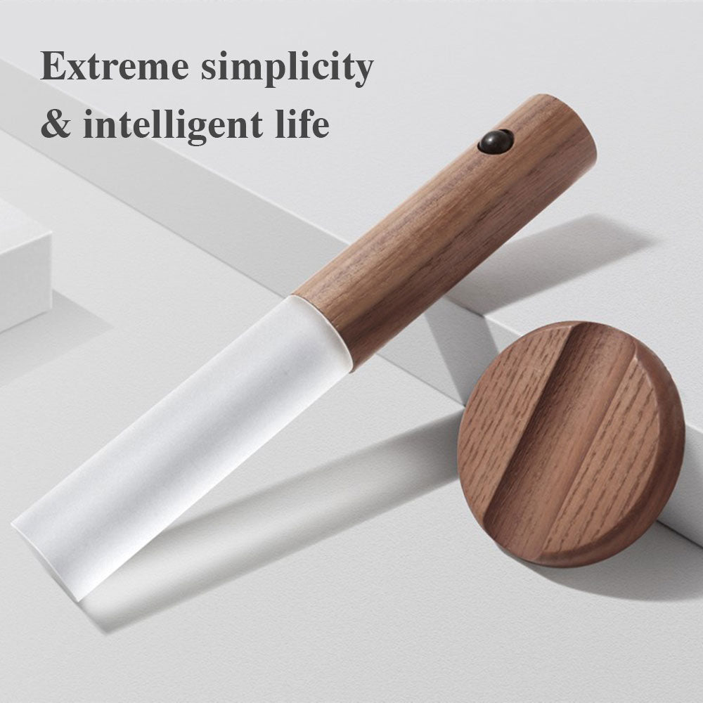 Lámpara Minimalista Aura Wood™ - Sensor de Movimiento y Madera Natural